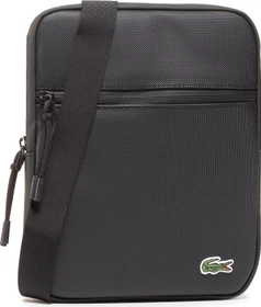 Lacoste LCST Piqué Umhängetasche schwarz