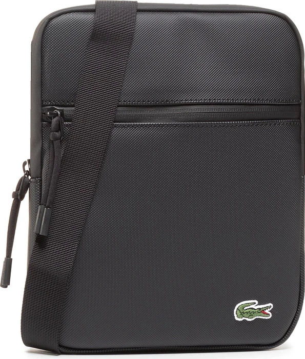 Lacoste LCST Piqué Umhängetasche schwarz