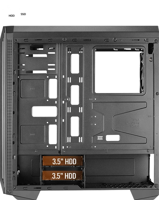 AeroCool Skyline ARGB, Lüfter LED ARGB, Acrylfenster