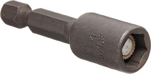 Wera 869/4 M Außensechskant Bit 1/4" zöllig, 5/16"x50mm, 1 Stück