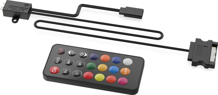 Endorfy SilentiumPC Nano-Reset Remote ARGB KIT, LED Controller, Splitter Kabel, 5V, 3-Pin, 4-fach