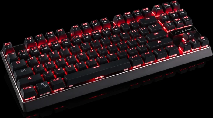 Modecom Volcano Lanparty, LEDs rot, Gaote Outemu BLUE, USB, US