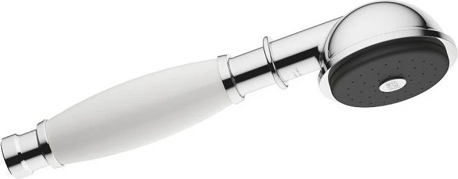 Dornbracht Madison Metall-Handbrause mit Porzellangriff platin/weiß