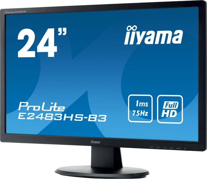iiyama ProLite E2483HS-B3, 24"