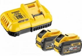 DeWalt DCB118X2 54V XR FlexVolt Starterset 18/54V, 9.0/3.0Ah, Li-Ionen, 2 Akkus [18.0Ah] [324Wh]