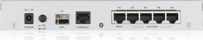 Zyxel ZyWALL USG FLEX 100 UTM Firewall, 5x RJ-45, 1x SFP, Service Bundle, 1 Jahr