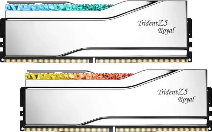 G.Skill Trident Z5 Royal RGB Silver UDIMM 96GB Kit, DDR5-6400, CL32-39-39-102