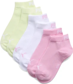 Puma Teenager Socken pink/white, 3 Paare