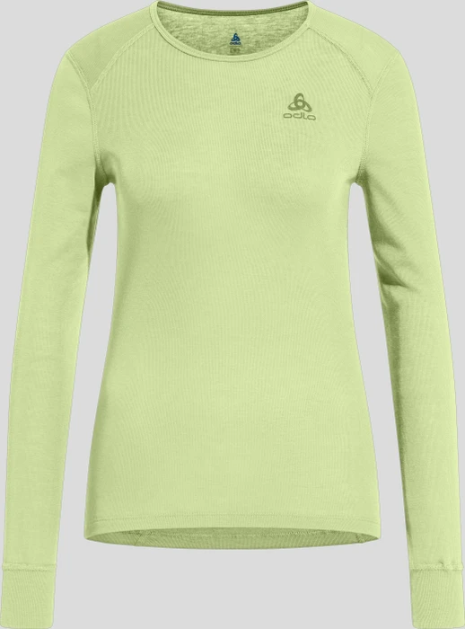 Odlo Active Warm Eco Funktionsshirt langarm shadow lime (Damen)