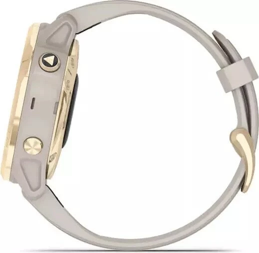 Garmin Fenix 6S Pro Solar light gold/light sand