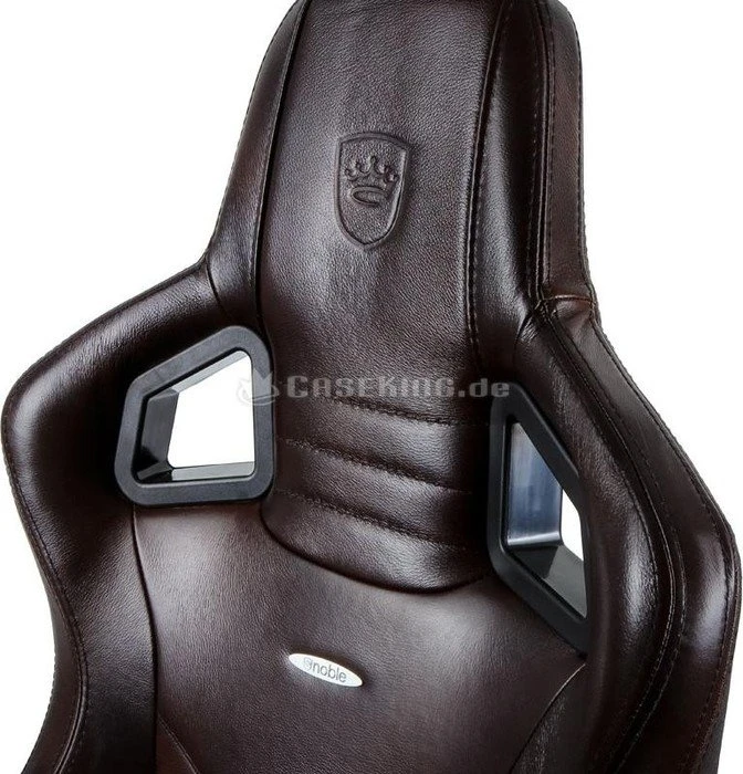 noblechairs Epic Echtleder Gamingstuhl, braun/schwarz