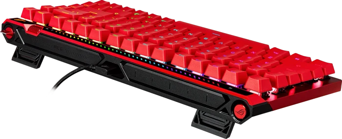 ASUS ROG Falchion Ace 75 HE, Lava Red, ROG HFX V2 Magnetic, USB, US