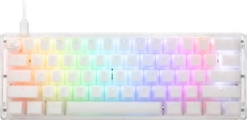 Ducky One 3 Mini PBT, LEDs RGB, Aura White, MX SILENT RGB RED, USB, US