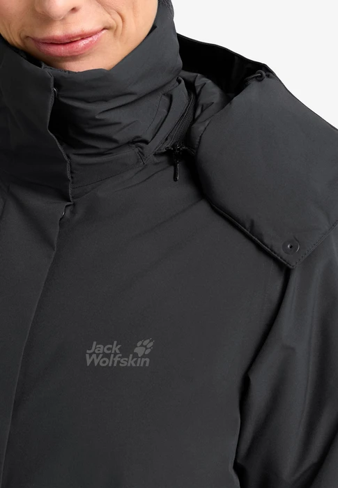 Jack Wolfskin Frost Haven Funktionsmantel schwarz (Damen)