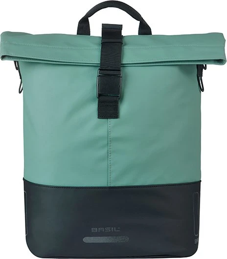 Basil Cove Shopper MIK Hooks Gepäcktasche silvergreen/black