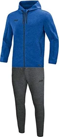 Jako Premium Basics mit Kapuze Trainingsanzug royal/meliert