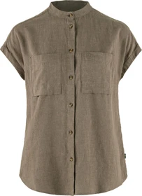 Fjällräven Övik Hemp Hemd kurzarm suede brown (Damen)