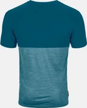 Ortovox 150 Cool Logo Funktionsshirt kurzarm petrol blue (Herren)