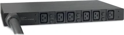 APC Basic Rack PDU, 1HE, 6-fach, 32A/400V, 2.44m