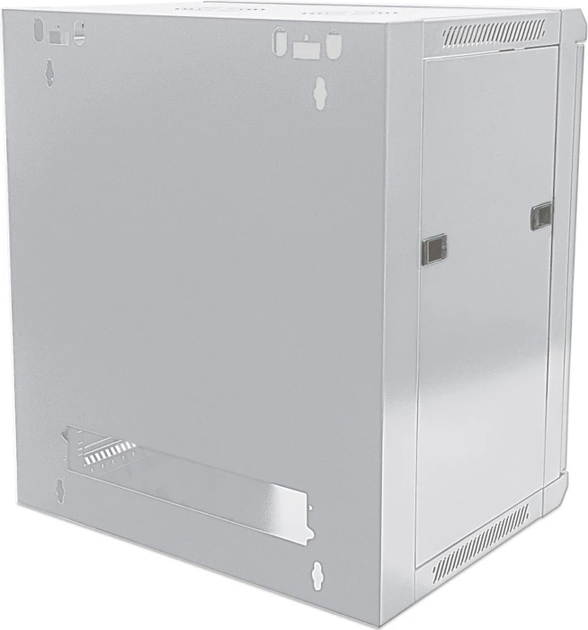 Intellinet Wandschrank 9HE, Sicherheitsglastür, IP2X, hellgrau, 600mm tief