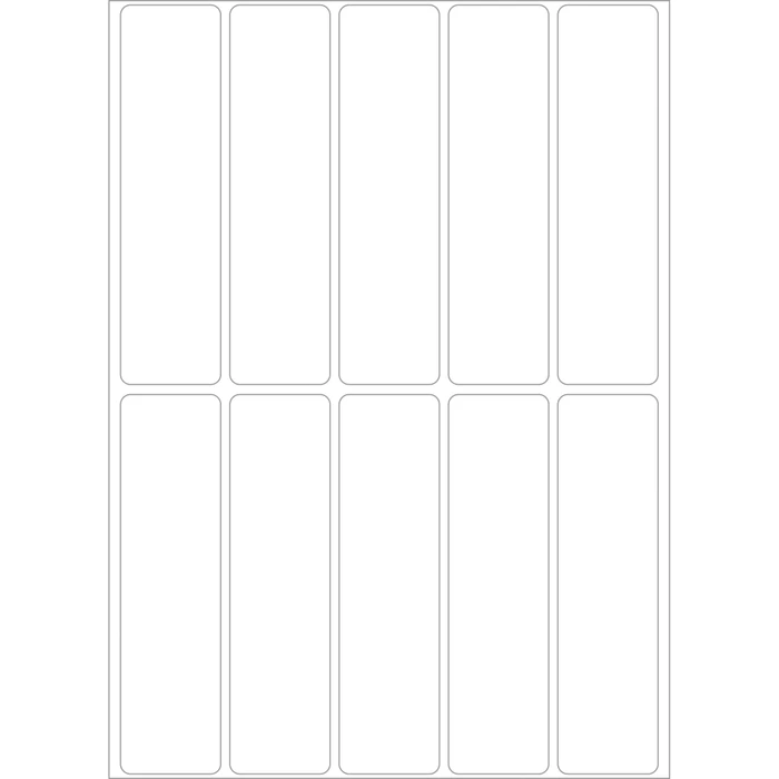 Herma Vielzwecketiketten, 20x75mm, weiß, 32 Blatt (320 Etiketten)