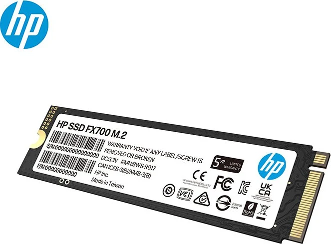 HP SSD FX700 M.2 2TB, M.2 2280 / M-Key / PCIe 4.0 x4, Kühlkörper