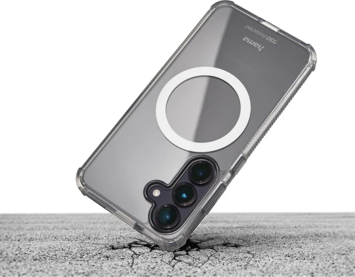 Hama Handyhülle Extreme Protect magnetisch für Samsung Galaxy S25+ transparent
