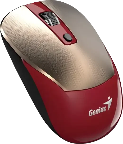 Genius NX-7125 Copilot Wireless Optical Mouse gold/rot, USB