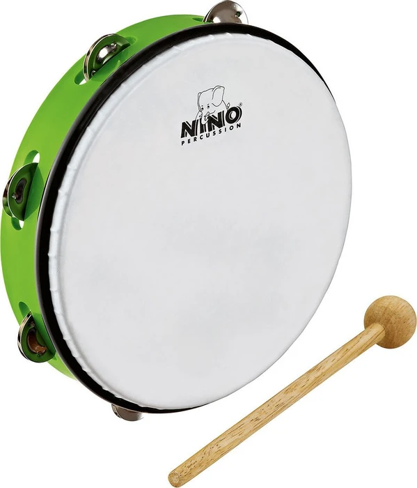 Nino ABS Tambourin 10" grasgrün