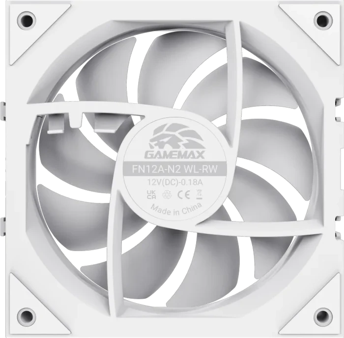 GameMax FN12A-N2 WL-RW, weiß, 120mm, 3er-Pack