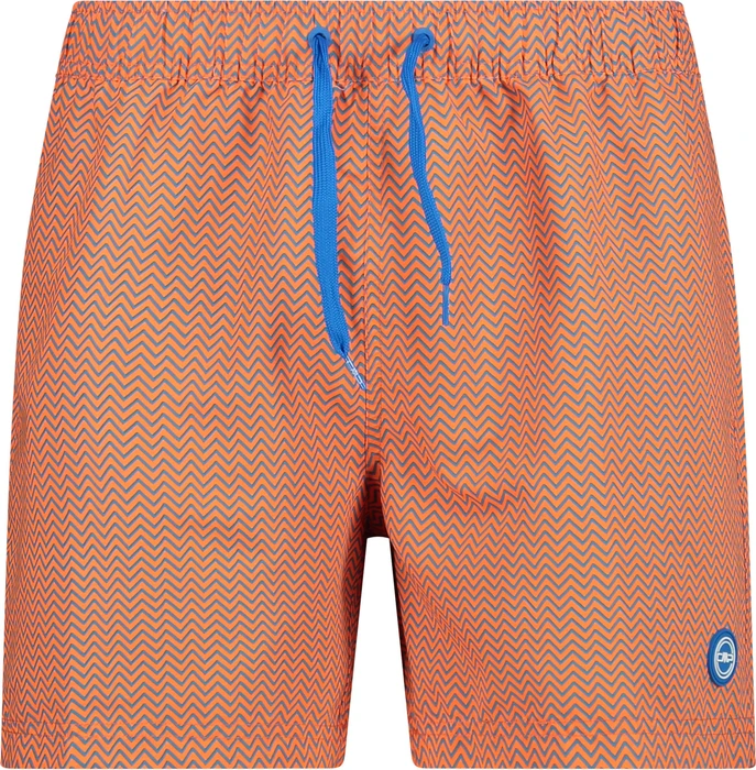 CMP Geometrisches Muster Badeshorts orange/ibiza (Herren)
