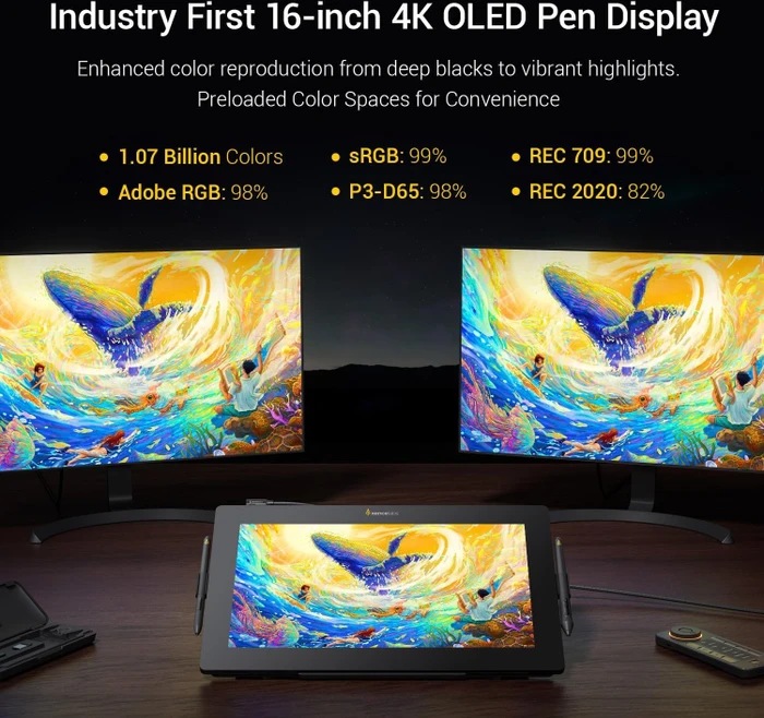 Xencelabs Pen Display 16 Bundle, schwarz
