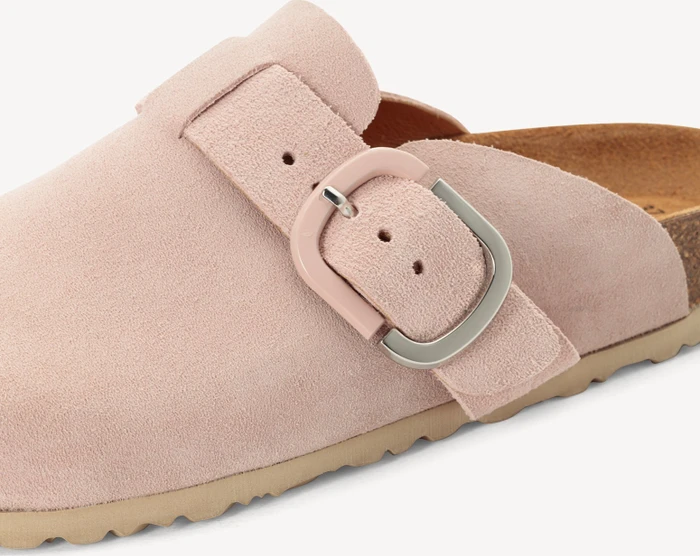 Tamaris Lederpantolette rosa (Damen)