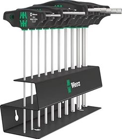 Wera Serie 400 454/10 HF Set Imperial 2 Hex-Plus zöllig Schraubendrehersatz zöllig, 10-tlg.