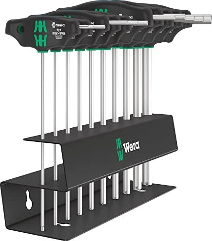 Wera Serie 400 454/10 HF Set Imperial 2 Hex-Plus zöllig Schraubendrehersatz zöllig, 10-tlg.