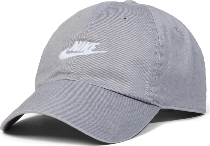 Nike Club unstrukturierte Futura Wash Kappe particle grey/white