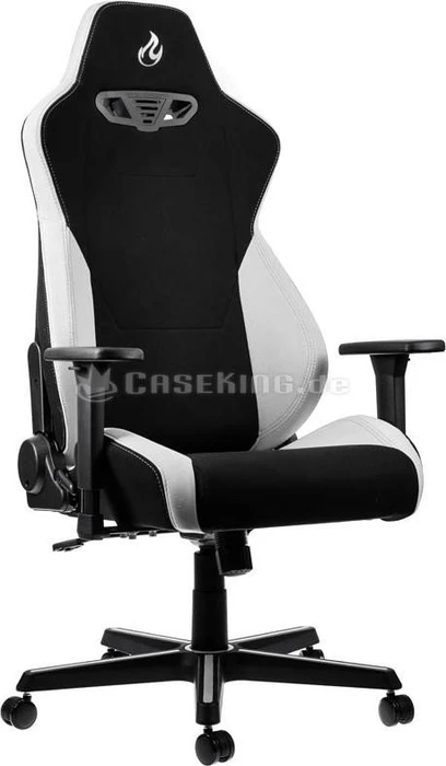 Nitro Concepts S300 Radiant White Bürostuhl, schwarz/weiß