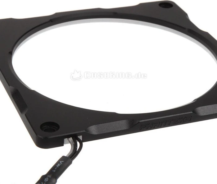 Phanteks Halos Lux Digital RGB LED 120mm Rahmen, Aluminium schwarz
