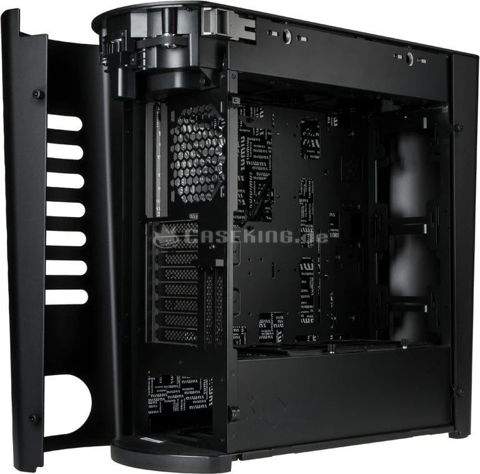 In Win 915, schwarz, Glasfenster