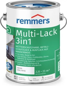 Remmers Multi-Lack 3in1 Metallschutzmittel weiß (RAL9016), 2.5l