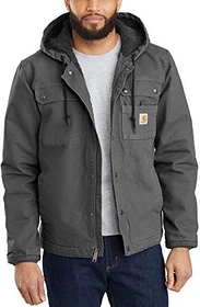 Carhartt Relaxed Fit Washed Duck Sherpa Lined Jacke gravel (Herren)