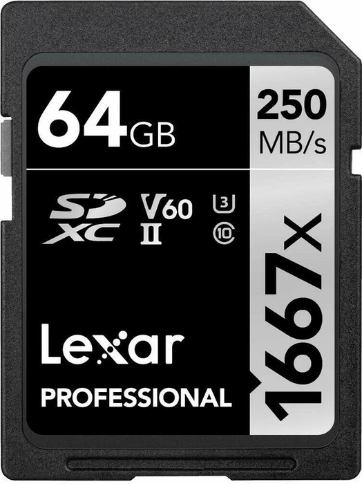 Lexar Professional 1667x Silver Series, SD UHS-II U3, V60