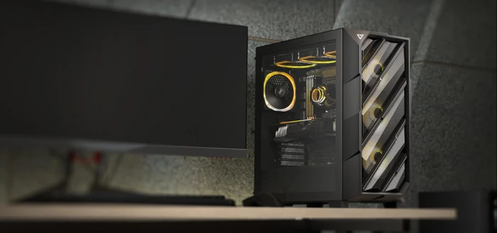 Antec Dark League Dark Phantom DP503, schwarz, Glasfenster