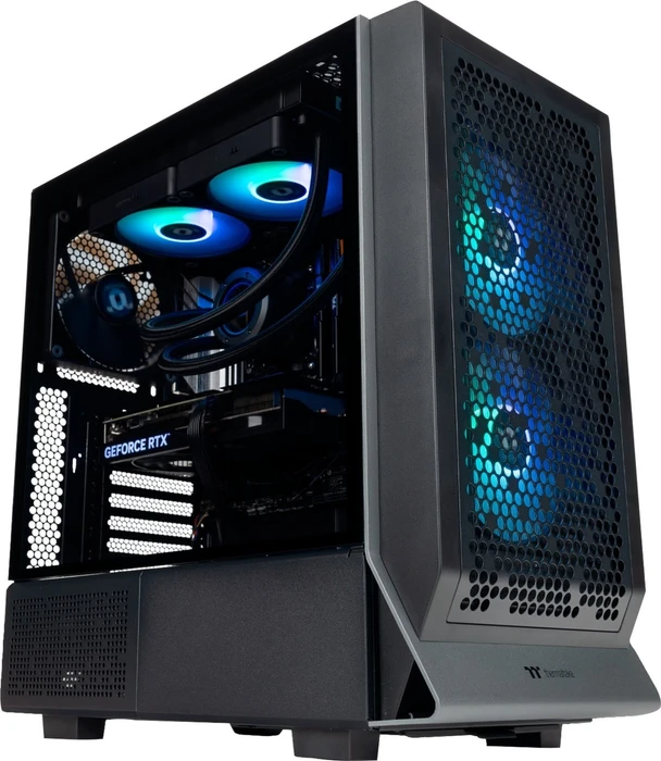Thermaltake Toughline Liquid C300A, schwarz, Ryzen 7 7800X3D, 32GB RAM, 1TB SSD, GeForce RTX 4070 SUPER
