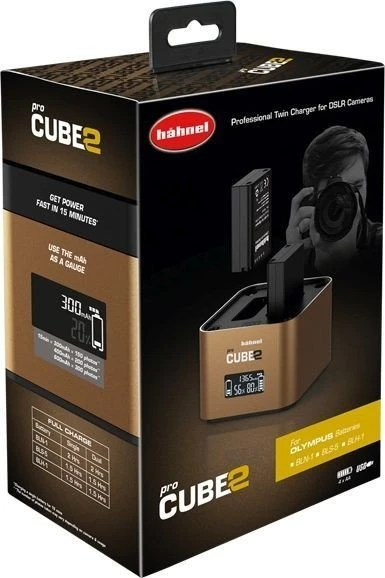 Hähnel ProCube 2 Doppelladegerät für Olympus