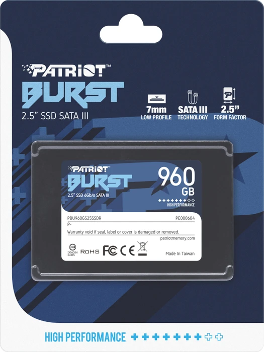 Patriot Burst 960GB, 2.5" / SATA 6Gb/s
