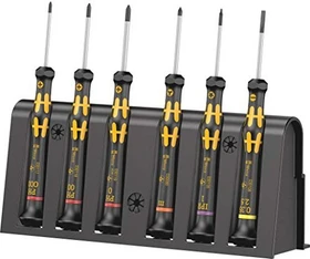 Wera Kraftform Micro ESD 1550/6 Elektroniker Schraubendrehersatz, 6-tlg.