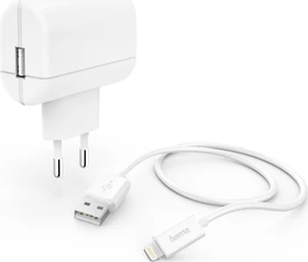 Hama Ladeset Lightning 2.4A weiß