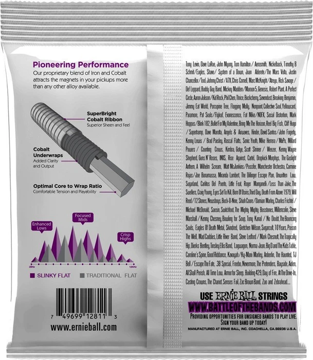 Ernie Ball Flatwound Power Slinky