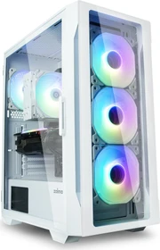 Zalman i3 Neo TG, weiß, Glasfenster